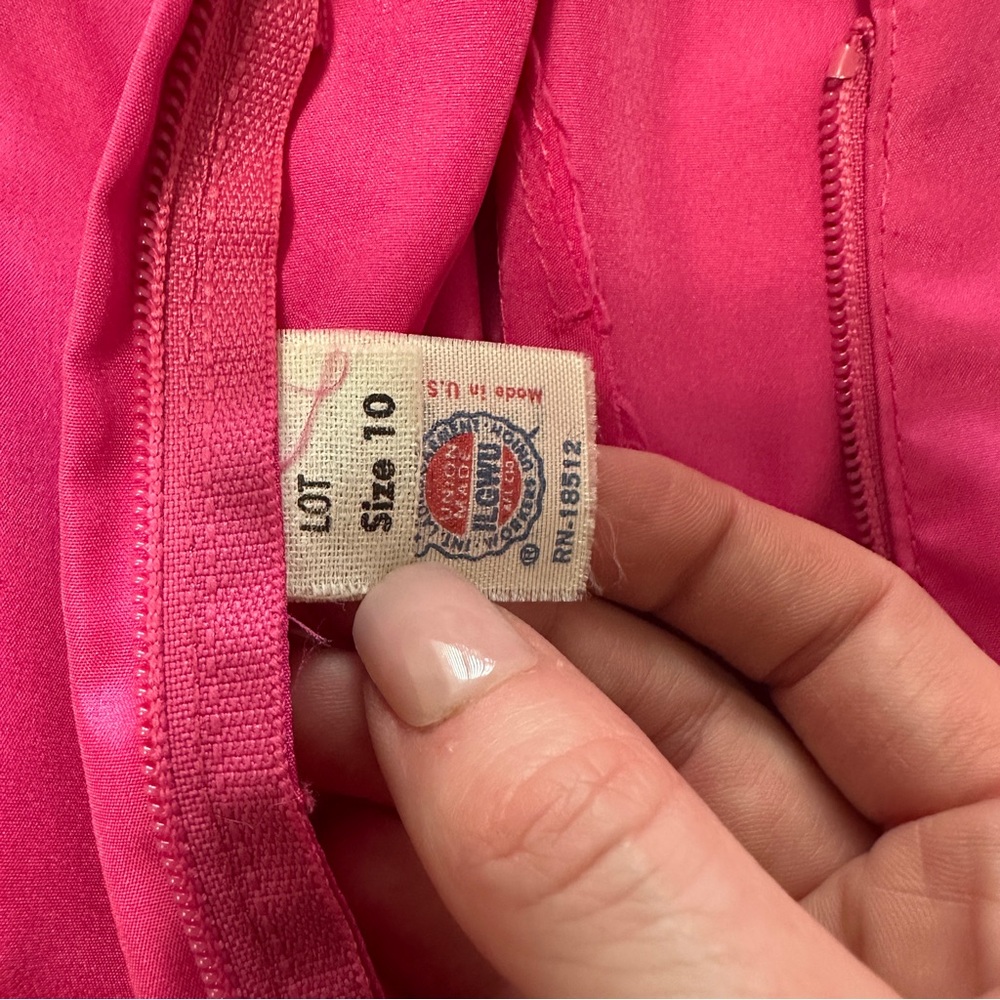 Vintage 80’s Hot Pink Dress - Picture 5 of 5